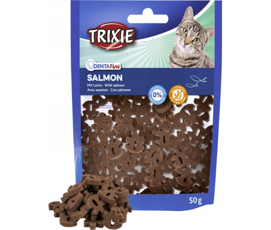 Denta Fun Łosoś, przysmak dla kota, 50g