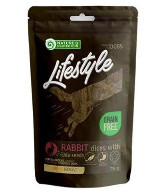 Lifestyle Snack Kawałki królika z nasionami chia 75g
