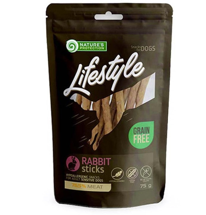 NP Lifestyle Snack Pałeczki z królika i kurczaka 75g