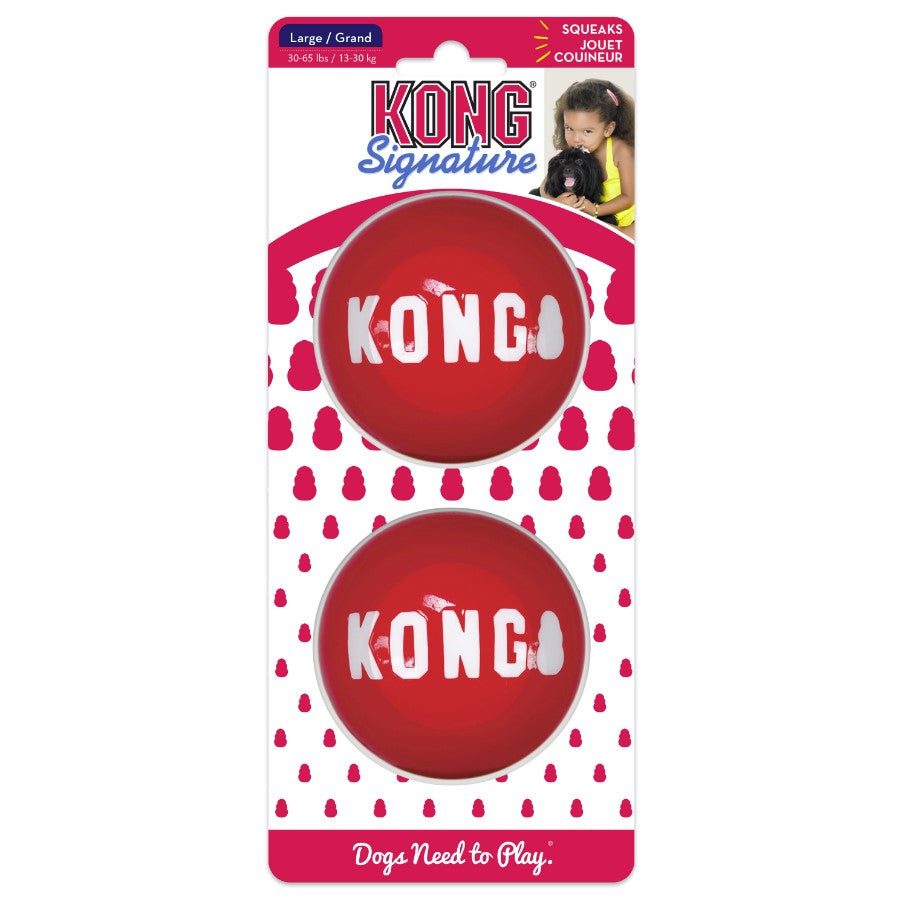 KONG Zab SKB1E KONG Signature Balls (2pack) L