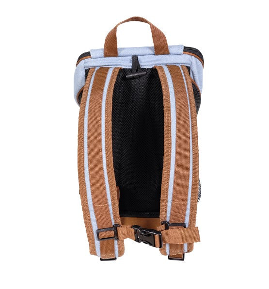 Ibiyaya Denim Rucksack Fun Transporter für einen Hund oder eine Katze