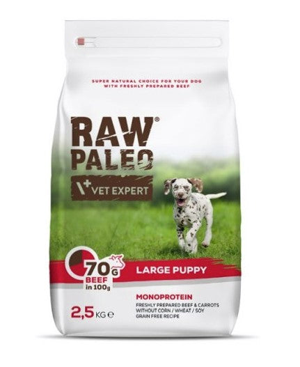 Raw Paleo Beef puppy large 2,5KG