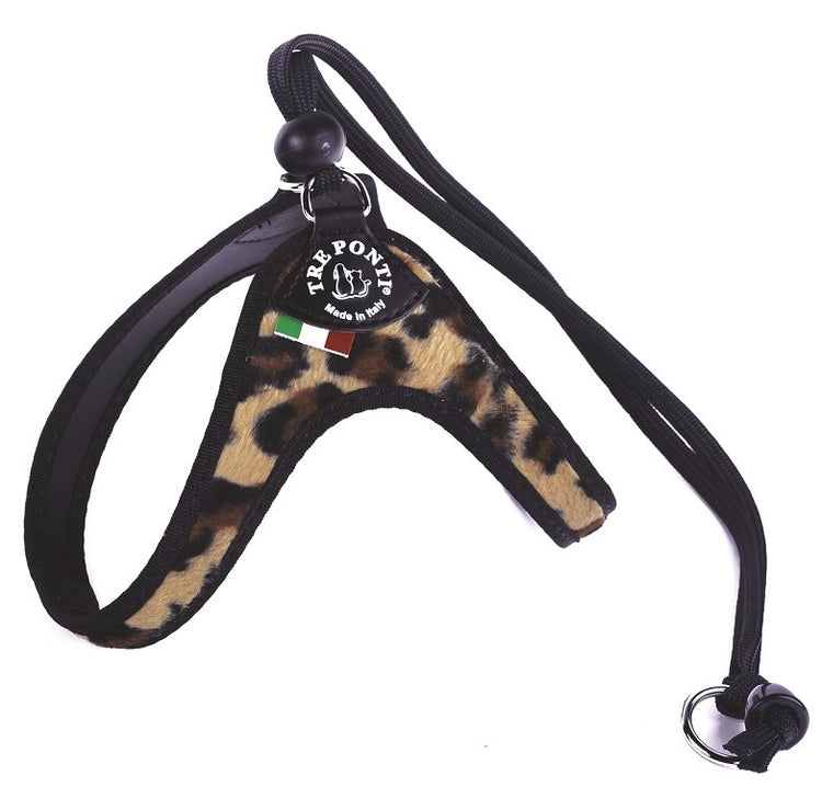TRE PONTI szelki reg. na plecach 1.5 leopard