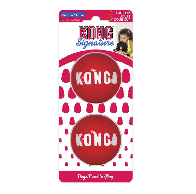KONG Zab SKB2E KONG Signature Balls (2pack) M