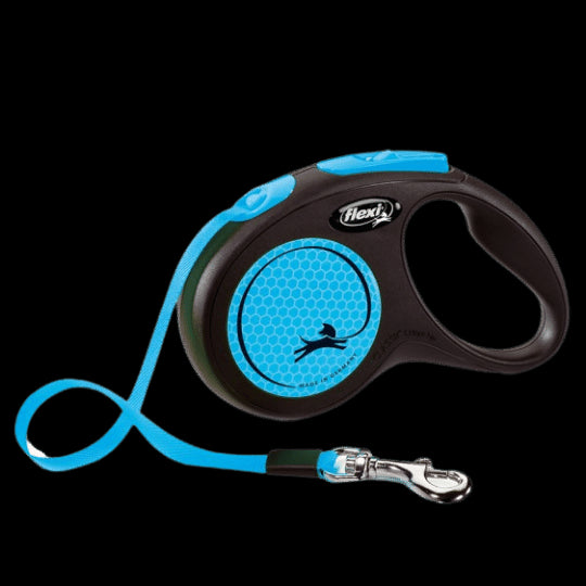 Flexi New Neon niebieski S 5m 15kg