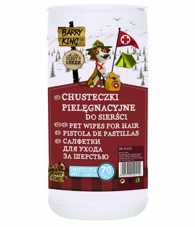 BK-14021 Chusteczki pielegnacyjne do siersci, 70 s