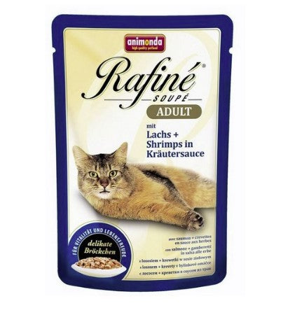 Animonda kot ŁOSOŚ I KREWETKI W SOSIE ZIOŁOWYM 100g