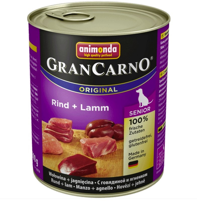 Animonda GranCarno Senior 400g Jagnięcina/Wołowina