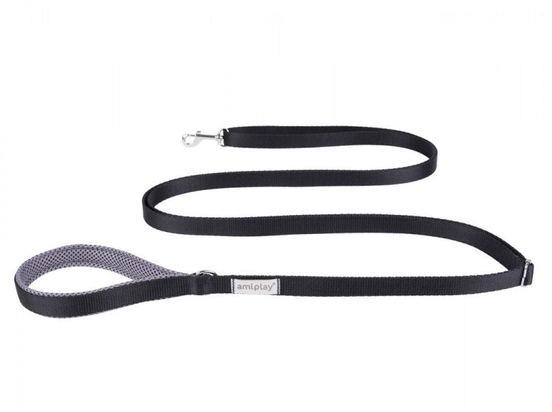 Smycz Easy Fix Samba M 160-300 x 2cm Czarny