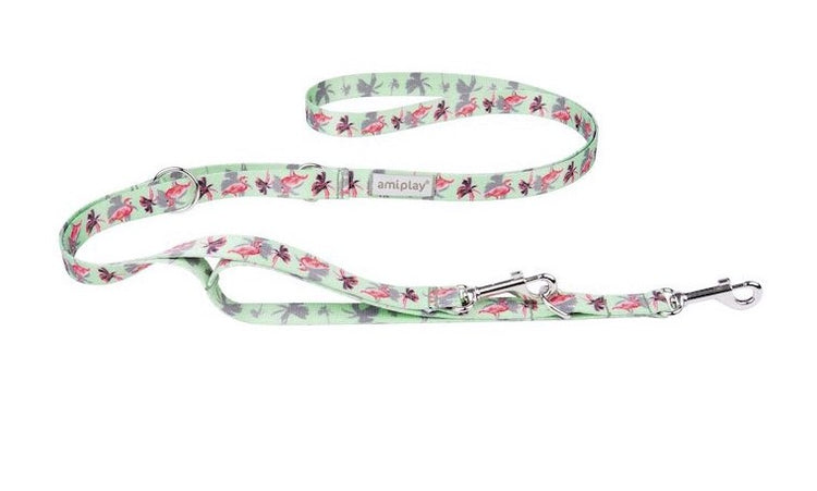 Smycz 7 in 1 BeHappy S 100-200cm Flamingo