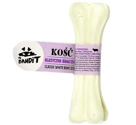 Mr. Bandit Kość klasyczna biała 12 cm