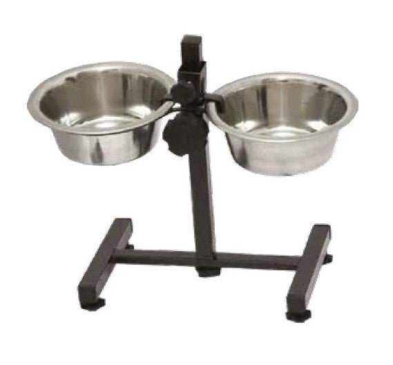 Miska metalowa na stojaku reg. 25cm