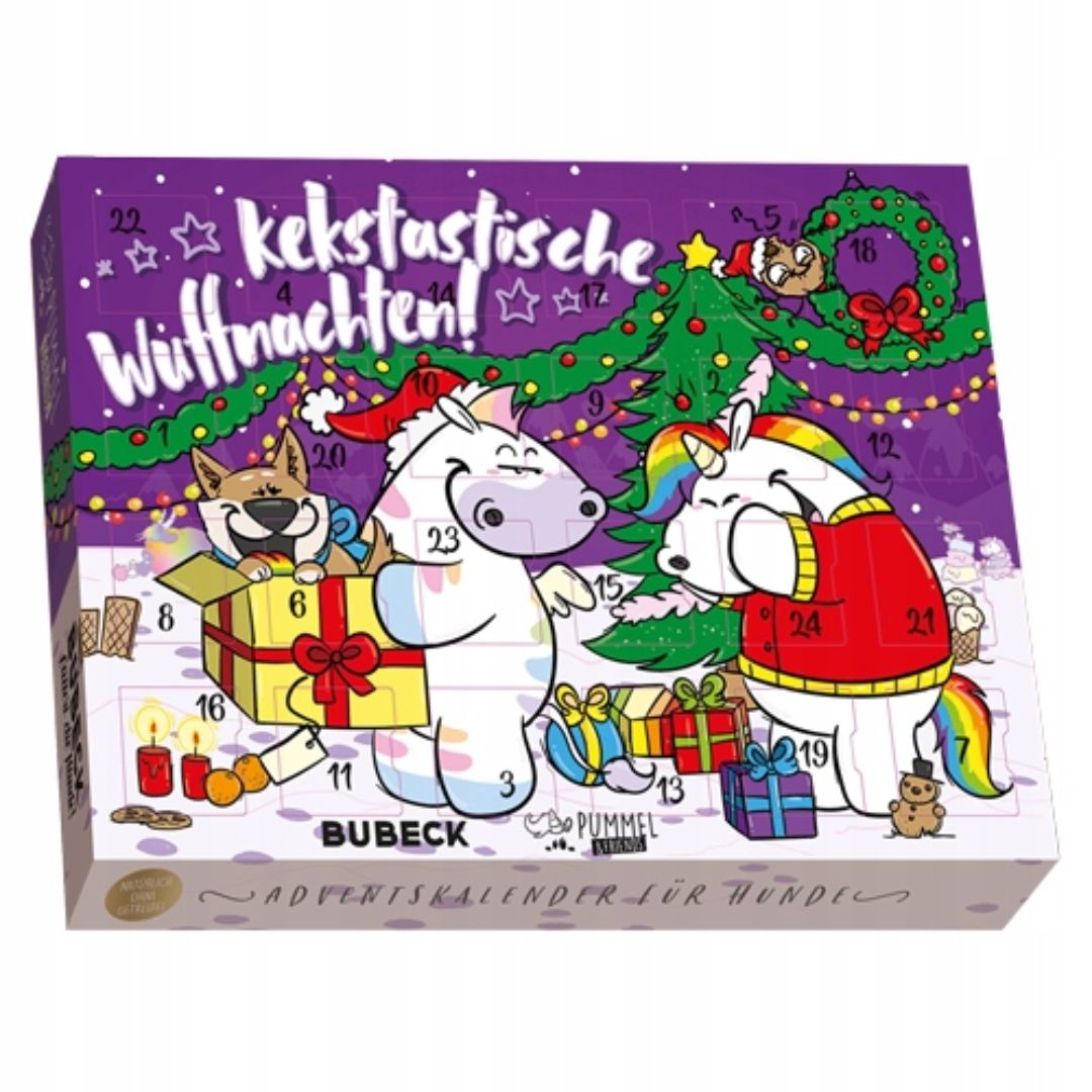 Bubeck Adventskalender Einhorn Hundeleckerlis